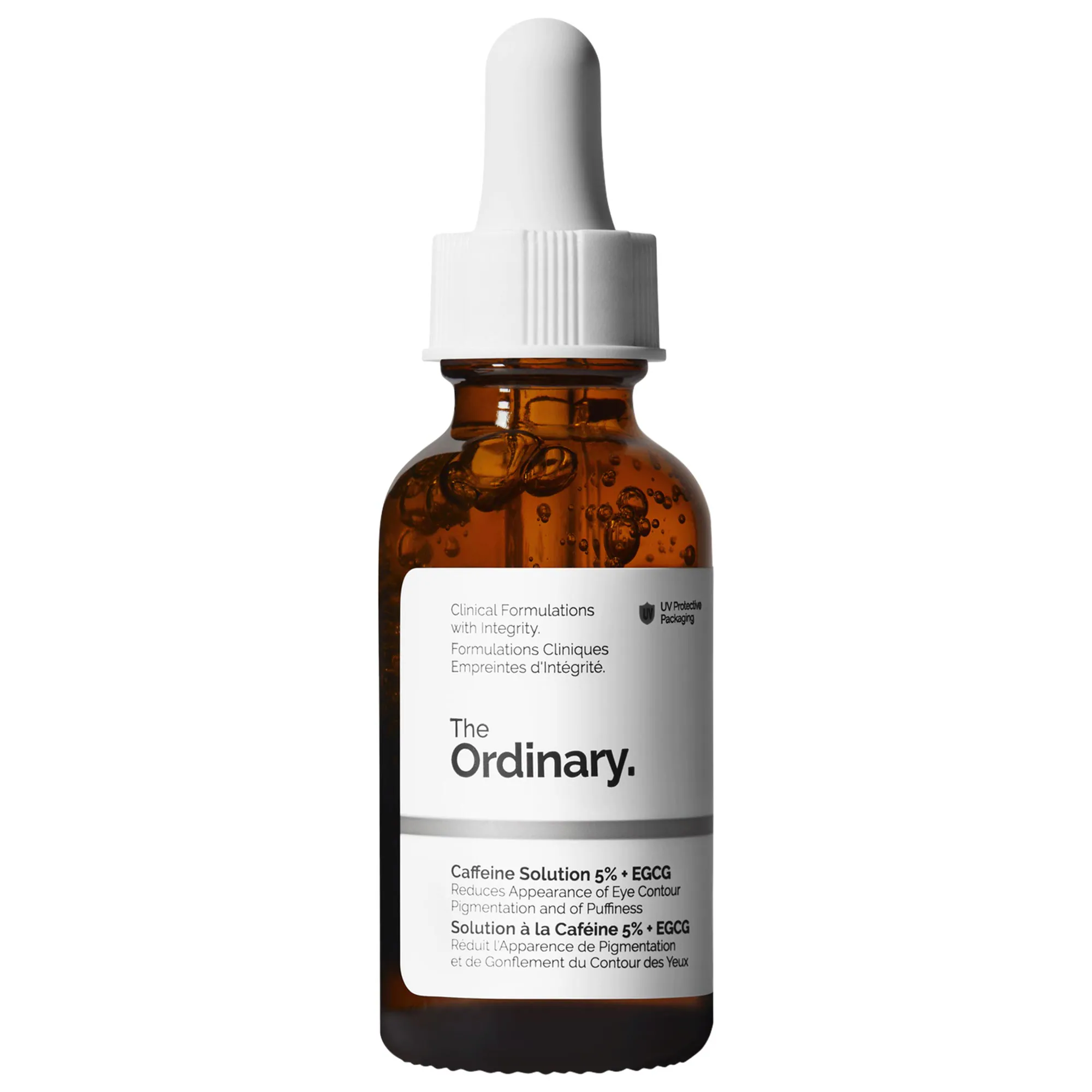 The Ordinary Caffeine Solution 5% + EGCG eye serum for puffiness and dark circles