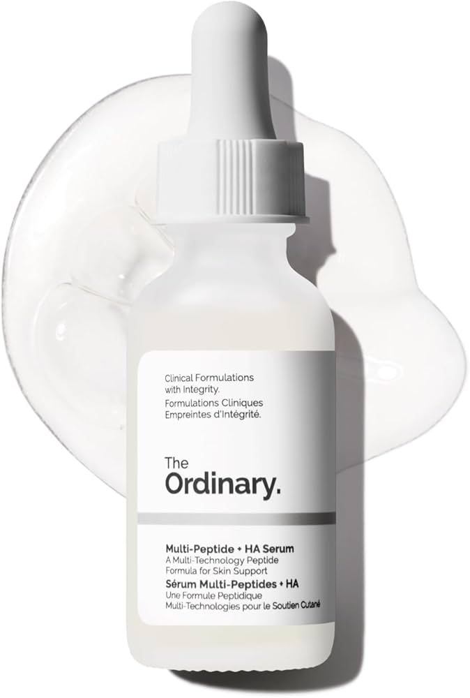 The Ordinary Multi-Peptide + HA Serum for firmness, elasticity, and smoother-looking skin