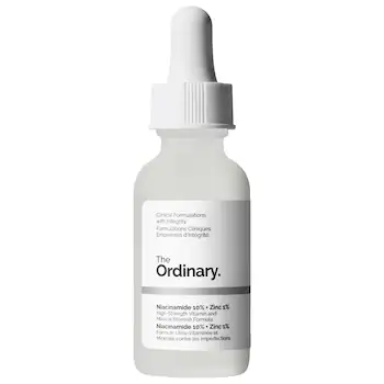 The Ordinary Niacinamide 10% + Zinc 1% serum for oily skin, visible pores, and blemish-prone skin