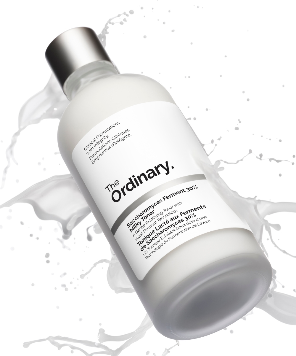 The Ordinary Saccharomyces Ferment 30% Milky Toner for gentle exfoliation and hydration